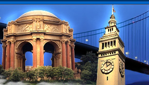 Palace of Fine Arts and Ferry Tower, San Francisco